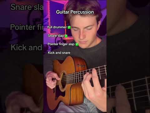 Guitar percussion 101! #guitar #acoustic #music #fingerstyle #songwriter