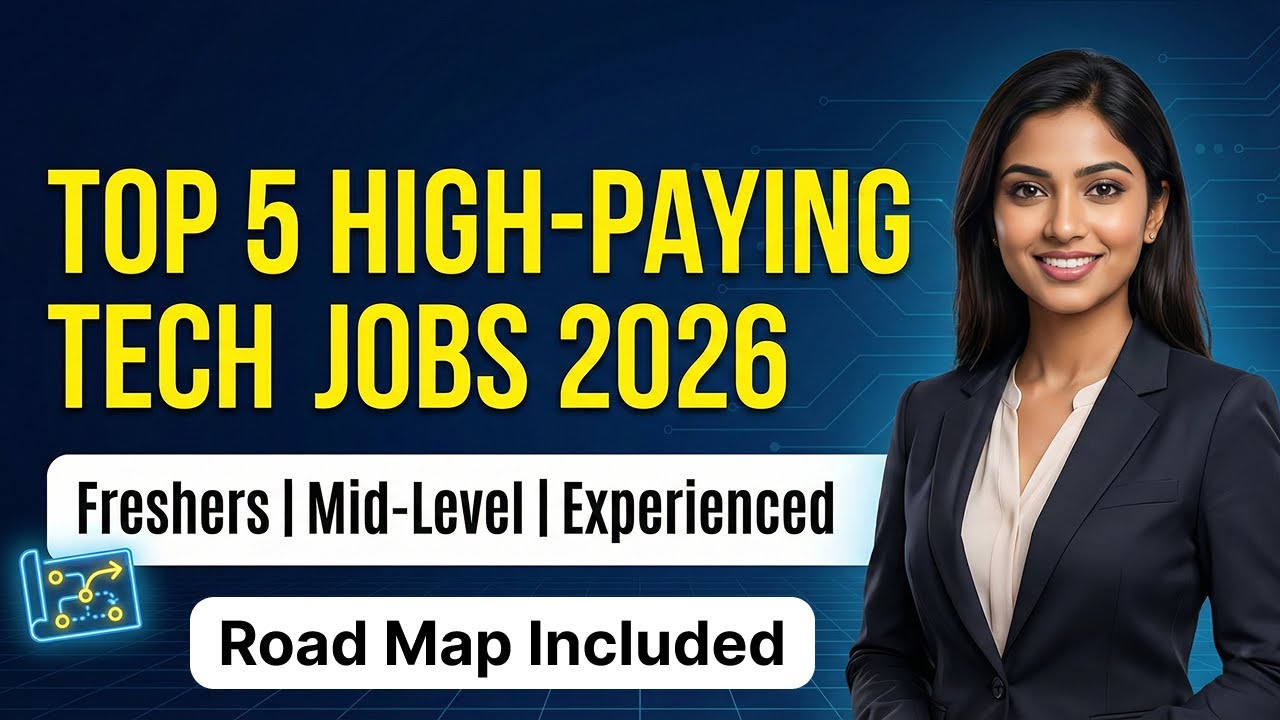 Top 5 Tech Careers for 2026 | Full Roadmap Inside
