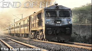 The Last Memories Of Alco Locomotive with Roza - Bareilly Passenger ~PUSHPAK WDP-3A~ End of en Era!