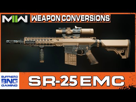 Delta SR-25 EMC Weapon Conversion - Call Of Duty Modern Warfare II