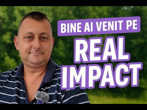 Bine ai venit pe Real Impact – Hai să-ți spun ce urmează