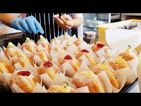 100% 유기농 수제크림 도넛!? 매일 제주산 재료로 한정수량 판매  “제주호랭이”|Organic handmade donuts, 한국 길거리음식 |Korean Street Food