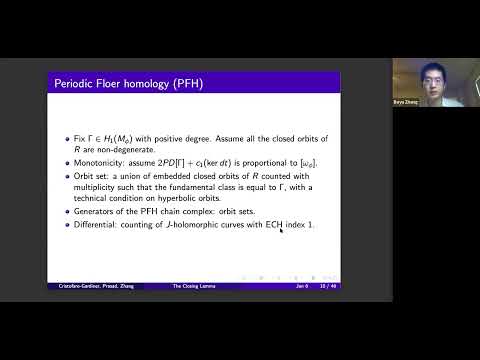 Boyu Zhang | The smooth closing lemma for area-preserving surface diffeomorphisms