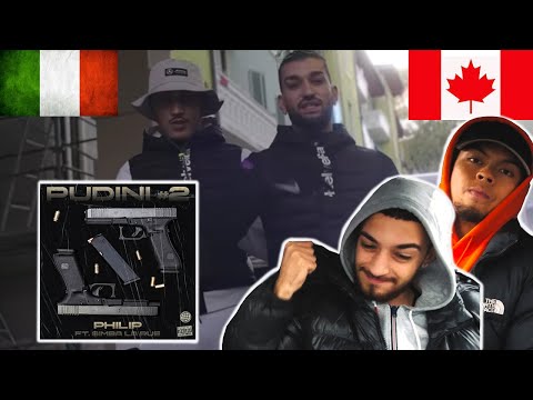 CANADIANS REACT TO ITALIAN DRILL - Philip - Pudini #2 (feat. Simba La Rue)