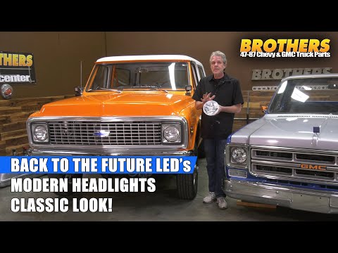 1947-87 Chevy & GMC Truck "Classic Look" LED Headlights / Modern Light - Original Style!