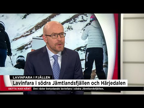 Meteorologen visar på karta var snön ställer till det - Nyheterna (TV4)