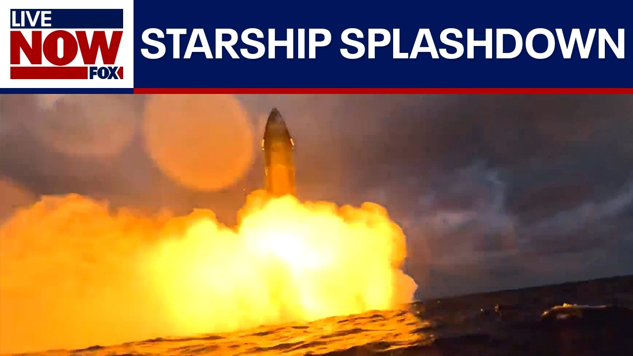 SpaceX Starship splashes down near Hawaii