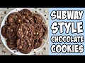 Double Chocolate Subway Style Cookies Recipe Shorts