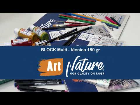BLOCK MULTITÉCNICA 180 grs. Art Nature