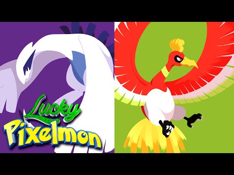 Minecraft : LUCKY PIXELMON - HO-OH VS LUGIA E HO-OH?!