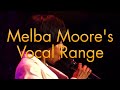 Melba Moore - Full Vocal Range (C♯3-D6-F♯6)