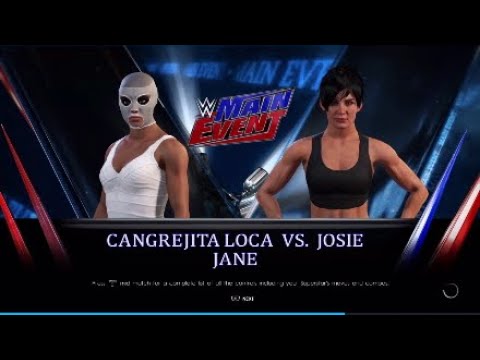 WWE Main Event| Cangrejita Loco vs Josie Jane WWE2K22