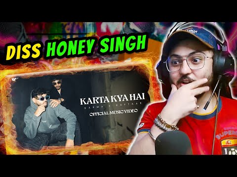 WS REACTS TO - KARMA X RAFTAAR : KARTA KYA HAI (DISS) | WannaBe StarKid