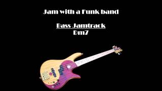 Backing Track-BASS-Funk in D