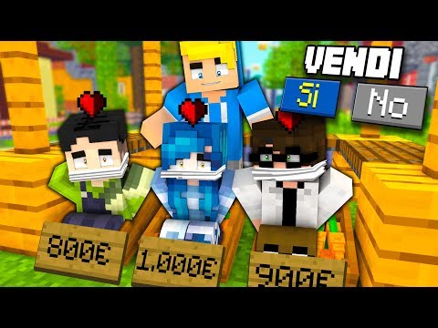 VENDO VIOLET, ELOX E ZIOCRUCCO AL MERCATO DI MINECRAFT!!