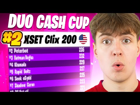 Clix DOMINATES the FIRST Duo Cash Cup of 2026 (2ND PLACE🥈)