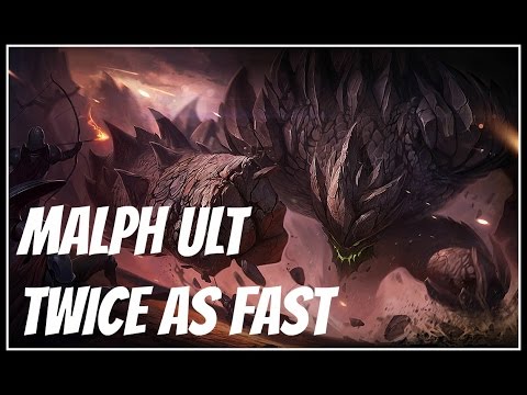 How To Malphite Ult Twice As Fast!