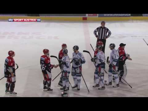 Erste Bank Eishockey Liga: HC TWK Innsbruck - Fehervar AV 19 4:5