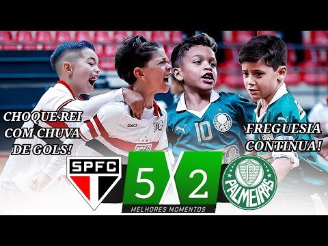 Sao Paulo 5 x 2 Palmeiras | Goals and Highlights | Under-7 Futsal 2025