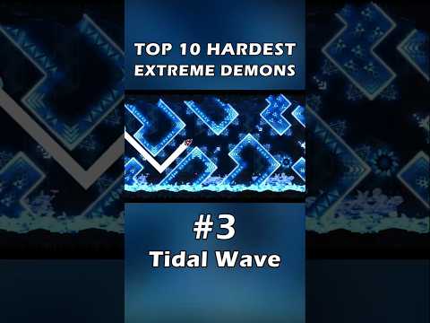 Top 10 Hardest GLOBAL Extreme Demons in Geometry Dash 2.2 #shorts