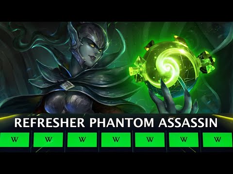 OMG Insane Build Refresher PA 7.36 🔥🔥🔥 Phantom Assassin Dota 2