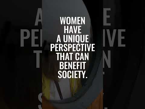 "Empowering Women's Unique Perspectives for the Betterment of Society" #WomenEmpowerment#Feminism