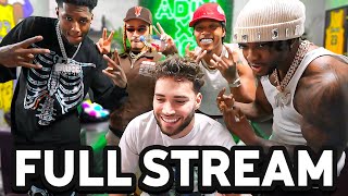 Adin Ross, Silky, Plaqueboymax & YourRAGE.. (Full Stream)