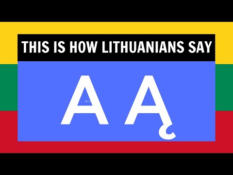 How to Pronounce Lithuanian Letters A & Ą – Beginner’s Guide
