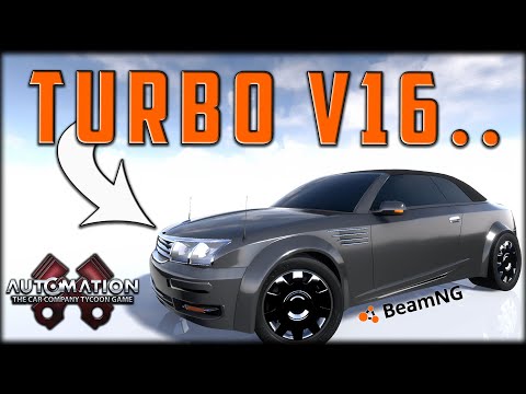 Building A V16 Convertible!! Automation - BeamNG