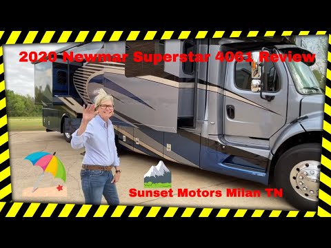 2020 NEWMAR SUPERSTAR 4061 SUPER C MOTOR HOME RV USED FOR SALE REVIEW SPECS SEE WWW.SUNSETMOTORS.COM