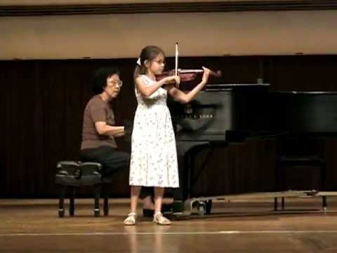 Violin recital at The University of Louisville - Age 8