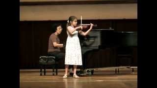 Violin recital at The University of Louisville - Age 8