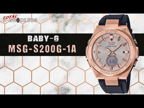 Ladies Casio BABY-G G-MS Rose Gold Tone Watch | MSG-S200G-1A Top 10 Review