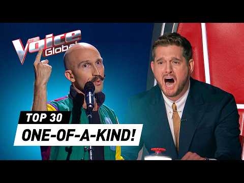 Incredible ONE-OF-A-KIND Blind Auditions on The Voice