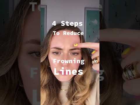 4 steps to Fix those Frown Lines right Now 🥳 #shorts