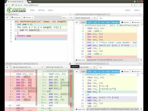Compiler Explorer – how various C++ compilers translate code into ...