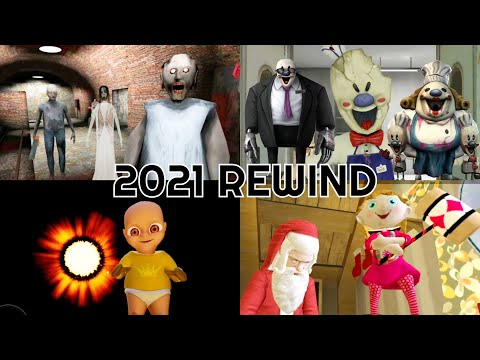 2021 Rewind | Granny 3 vs Ice Scream 4🍨5🍧6 vs Scary Doll vs The Baby In Yellow