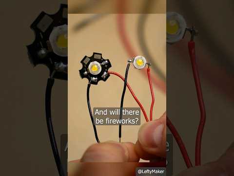 Powering 1W LED without a heatsink. How hot will it get?