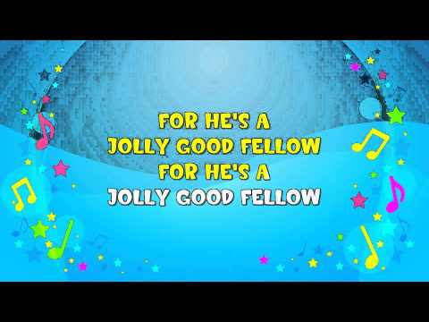 For He's a Jolly Good Fellow | Sing A Long | Birthday Party | Congratulations Song | KiddieOK