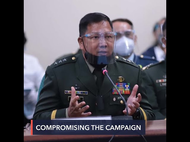 Senate report: Parlade is undermining Duterte’s anti-communist campaign