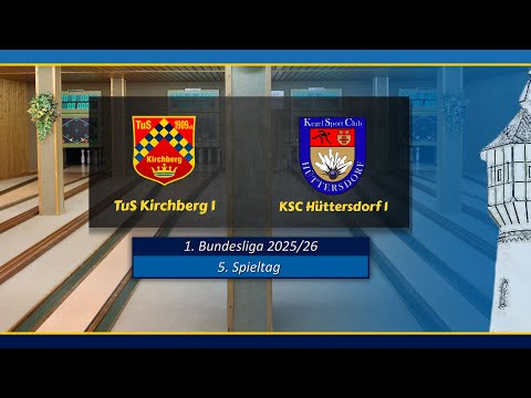 1. Bundesliga Kegeln Schere - 5. Spieltag TuS Kirchberg - KSC Hüttersdorf