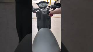 How to open the seat storage on a Sym Crox 125cc 2020 scooter