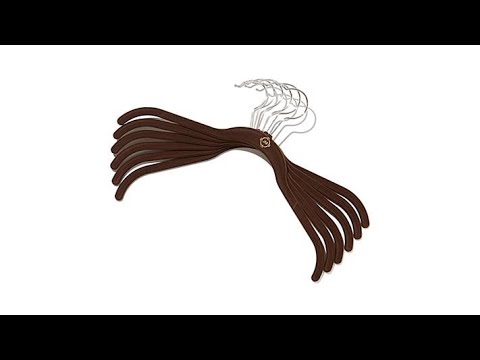 JOY Huggable Hangers Shirt Hangers 24pack  Chrome