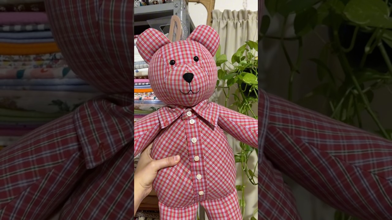 Osito menorial 🧸 Proceso… #costura #ositomemorial