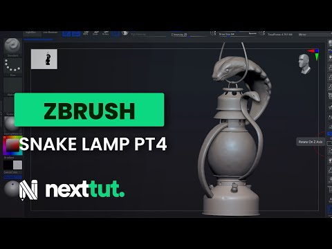 MAYA TUTORIAL Snake Lamp Cinematic Asset part 1