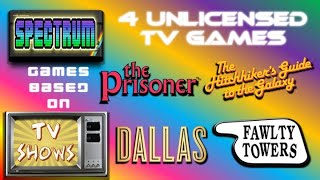 4 Dodgy Knock Offs 🛢⚪️🌌🏨| 🕹Spectrum Games Based On TV Shows📺 9️⃣8️⃣