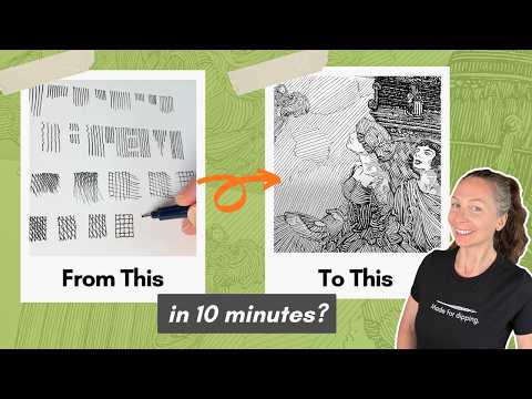 10-minute exercises for pen and ink drawing