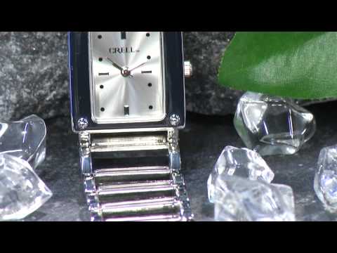 CRELL Elegante Armbanduhr für Damen, rund