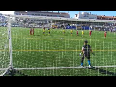 Primer gol de Ferran con UE Castelldefels