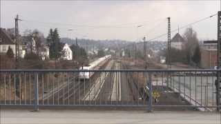 preview picture of video 'ICE-Durchfahrt in Kirchhain (Bz Kassel) (31.03.2013 10:47 Uhr)'